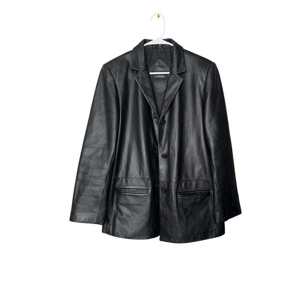 Women’s Outbrook Genuine Black Leather Jacket